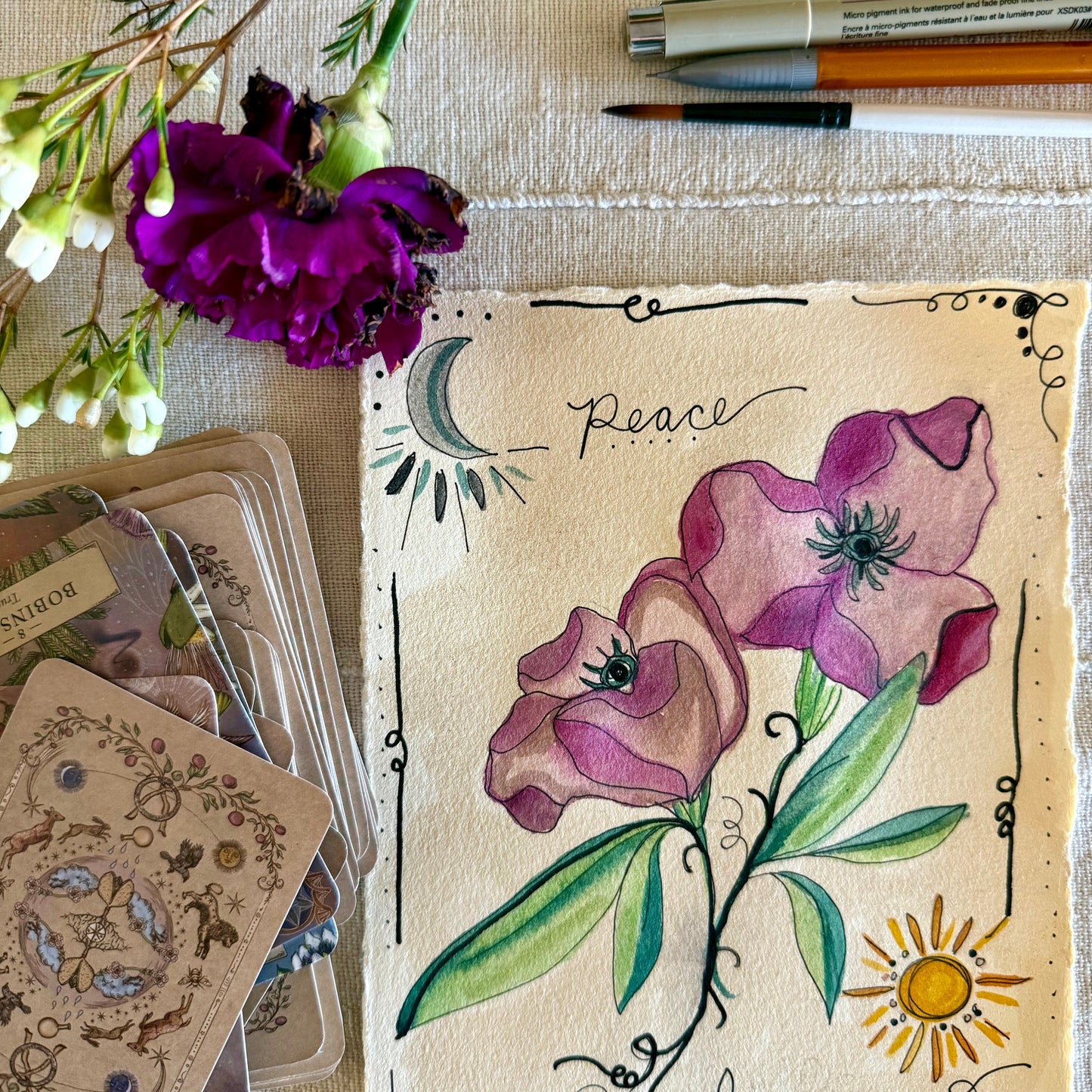 Plant Magic: Botanical Oracle Card Watercolor Workshop, Feb. 1, 10am-12:30pm