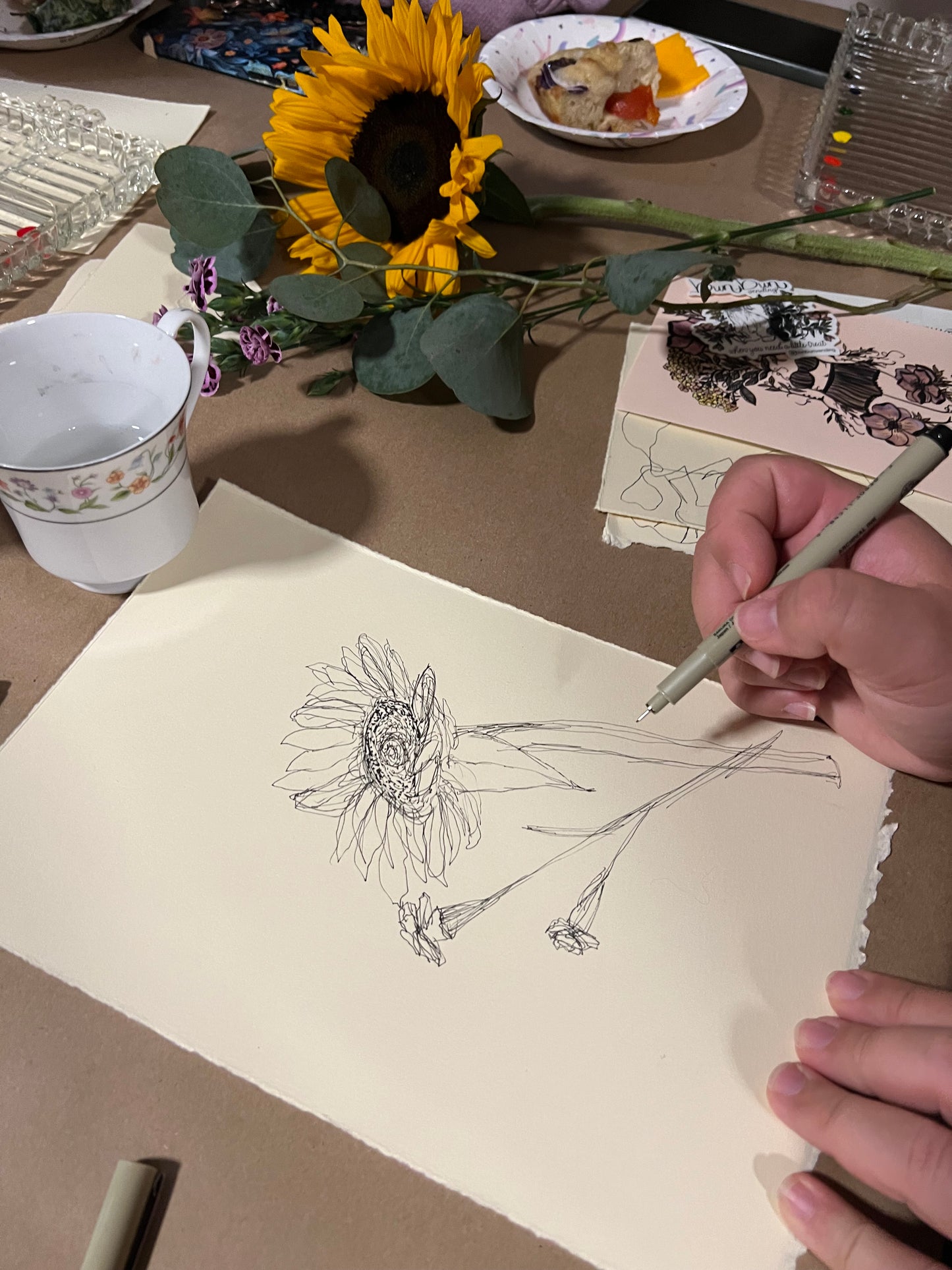 Botanical Watercolor + Drawing Workshop, Nov. 3, 10am-noon @ 4th Ave Coalition Space