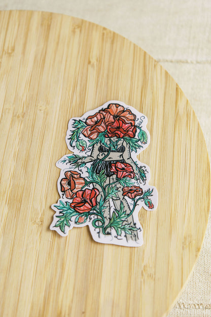 Poppy Sister Sticker