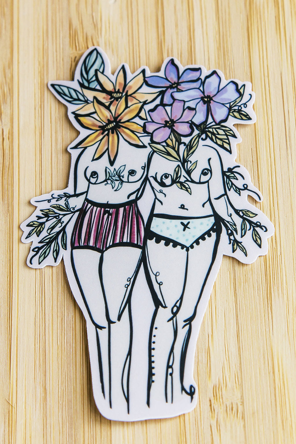 Flora Sisters Sticker