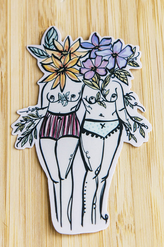 Flora Sisters Sticker