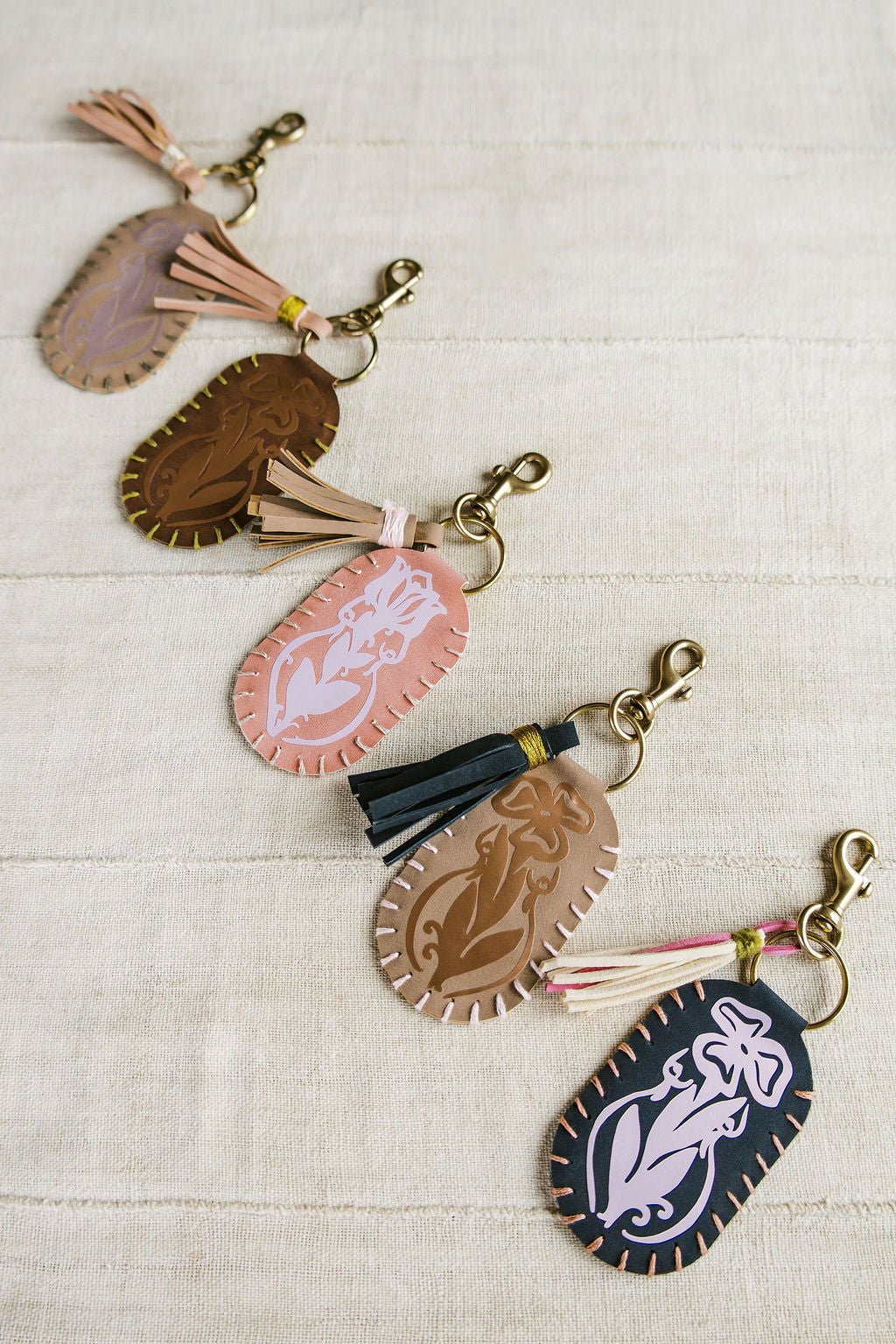Vegan Leather Keychain