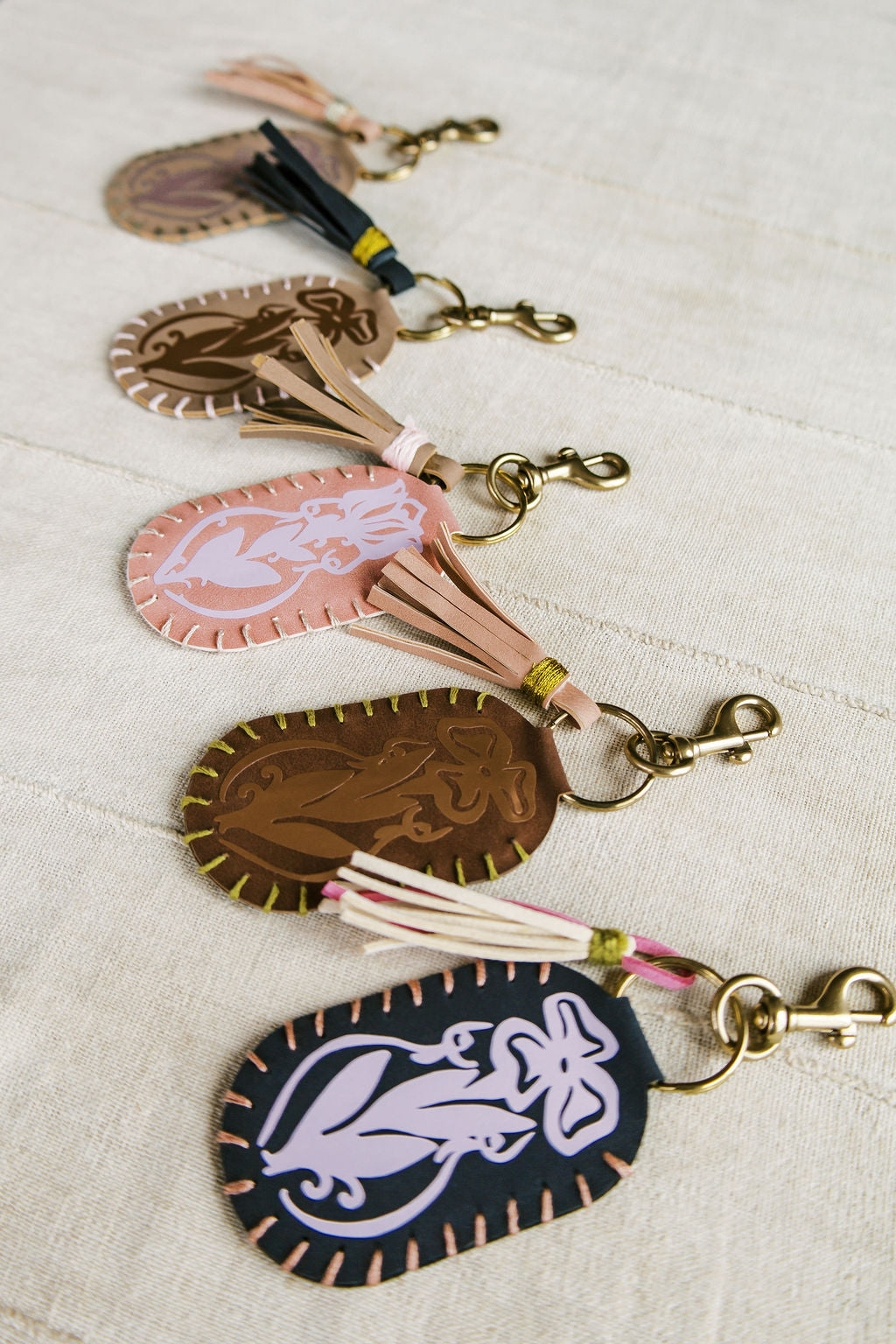 Vegan Leather Keychain