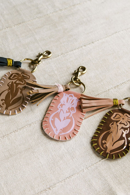 Vegan Leather Keychain