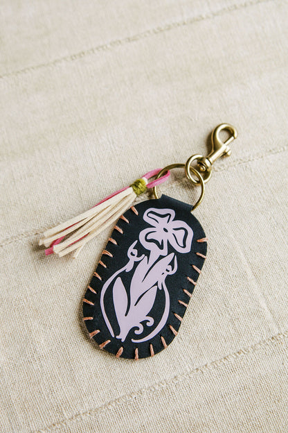 Vegan Leather Keychain