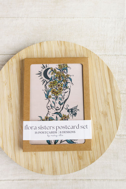 Flora Sisters Postcard Set