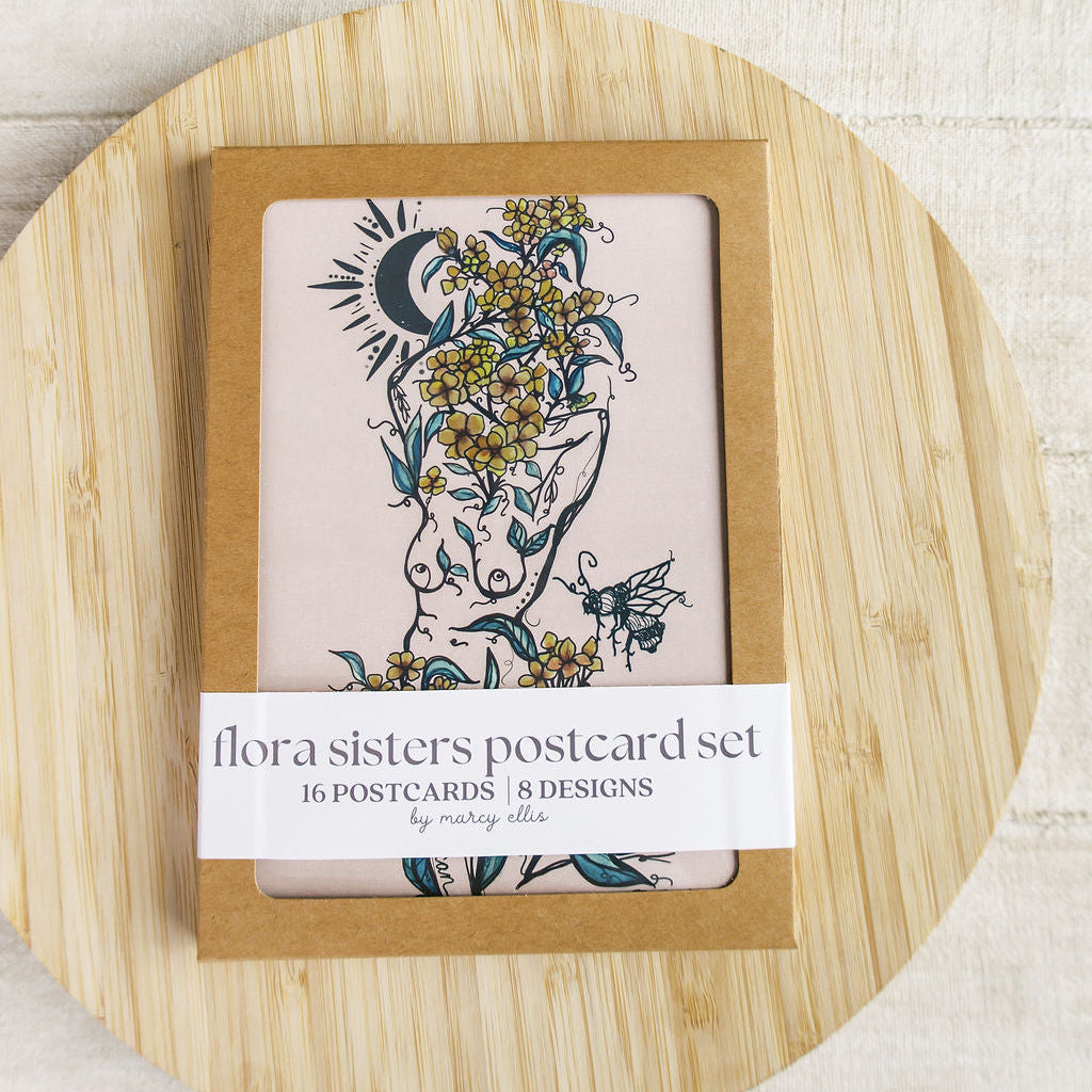 Flora Sisters Stationery and Accessories Bundle