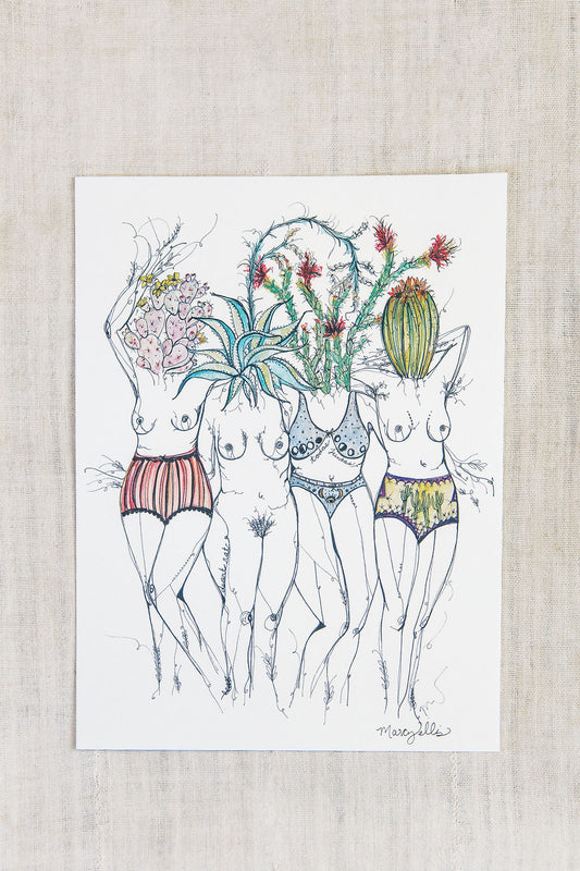 Desert Goddesses Art Print