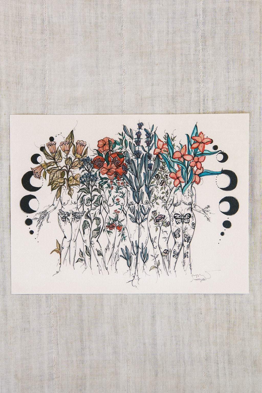 Phases of Reflection Art Print