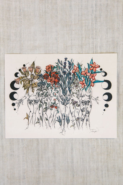 Phases of Reflection Art Print