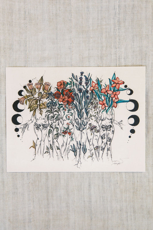 Phases of Reflection Art Print