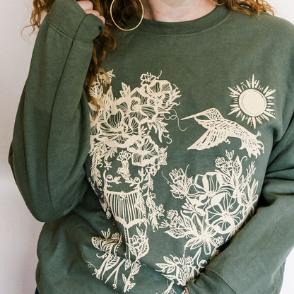 Hummingbird Sister Sweatshirt
