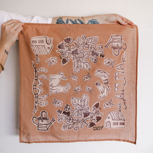 Garden Party Cotton Bandana