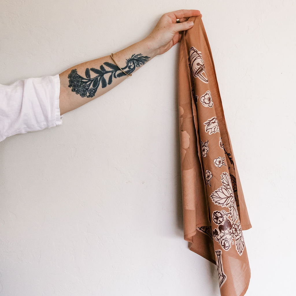 Garden Party Cotton Bandana