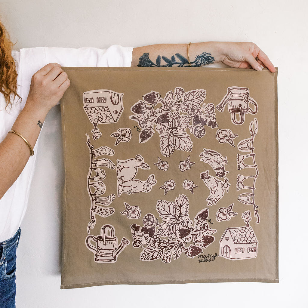 Garden Party Cotton Bandana