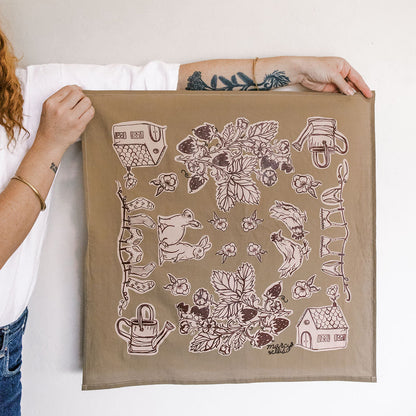 Garden Party Cotton Bandana
