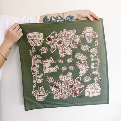 Garden Party Cotton Bandana