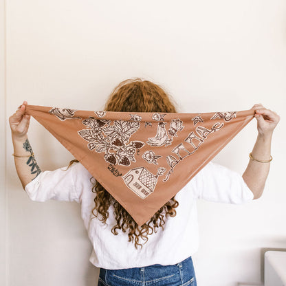 Garden Party Cotton Bandana