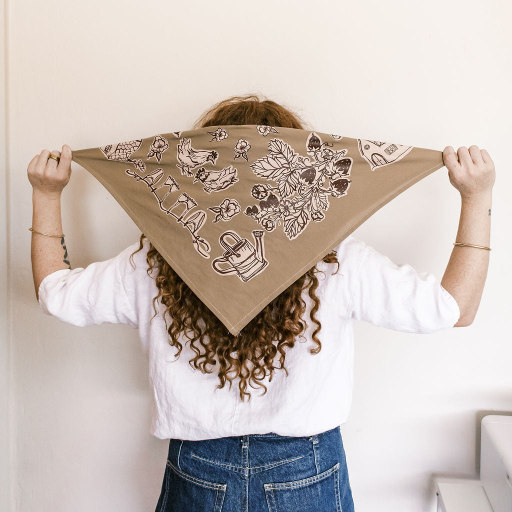 Garden Party Cotton Bandana