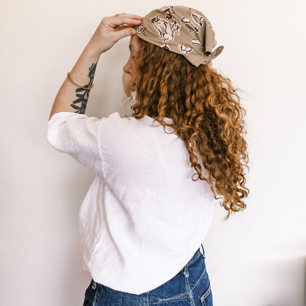 Garden Party Cotton Bandana