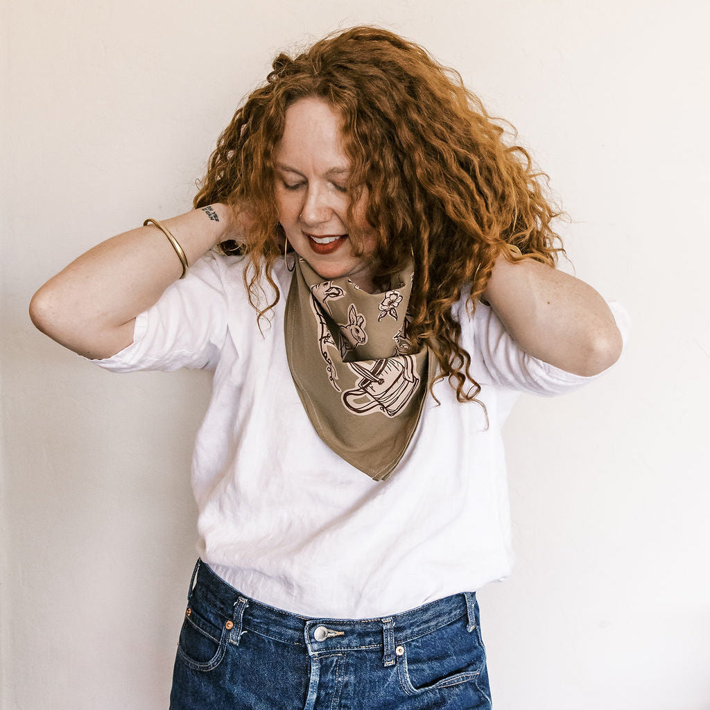 Garden Party Cotton Bandana