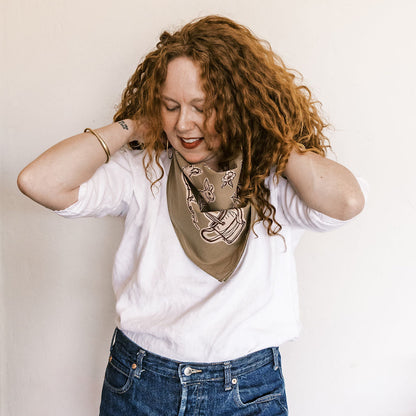 Garden Party Cotton Bandana