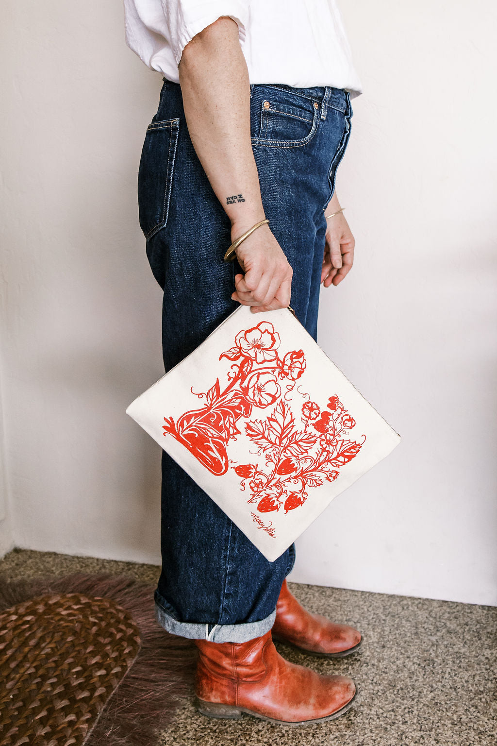 Strawberry Sister Zipper Pouch