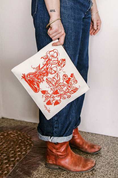 Strawberry Sister Zipper Pouch