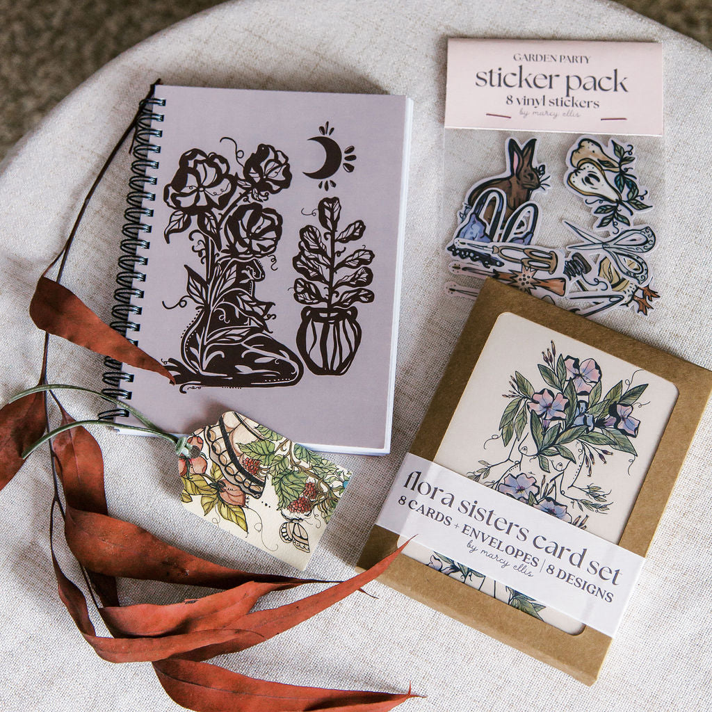 Flora Sisters Stationery Bundle