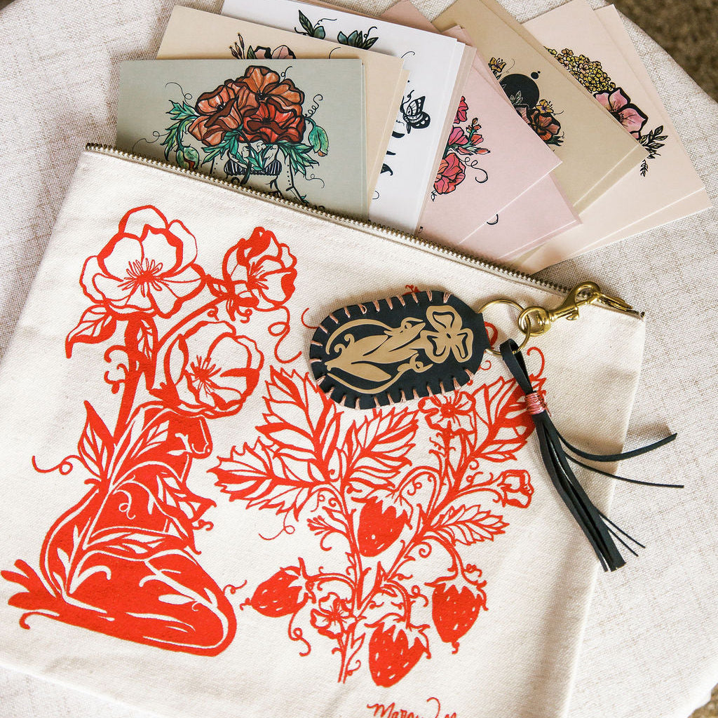 Flora Sisters Stationery and Accessories Bundle